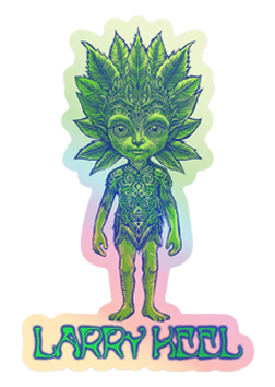 Little Green Man Sticker