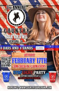 Country Bar Crawl Ventura, CA