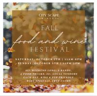 City Scape Winery Fall Festival- solo acoustic 