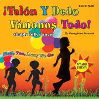 KMS9176CD ¡Talón y dedo, vamanos todos! Heel, Toe, Away We Go! by Kimbo Children's Music
