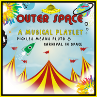 KIM9079DL Outer Space, A Musical Playlet:  Pickles Means Pluto & Carnival in Space by Kimbo Children's Music