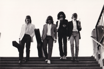 This is Jon's first band "The IOSIS Band" photographed in Seattle. Jon is second from the left.
