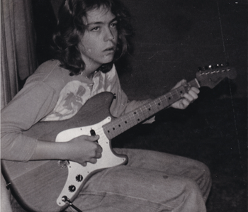 Jon at the very beginning; rehearsing with his first band - "The IOSIS Band".
