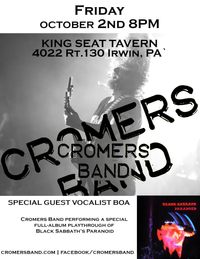 Cromer’s Band Live @ King Seat Tavern