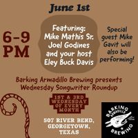 Wednesday Songwriter Roundup hosted by Eley Buck Davis 