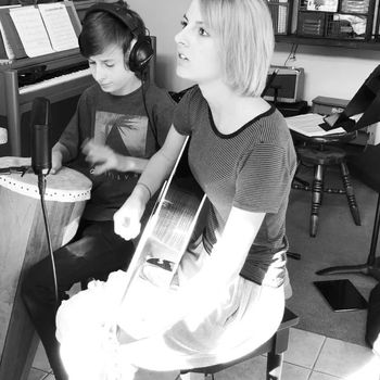 Pre recording studio fun
