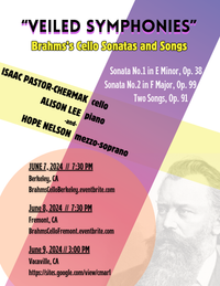 Veiled Symphonies: Brahms' Cello Sonatas and Songs
