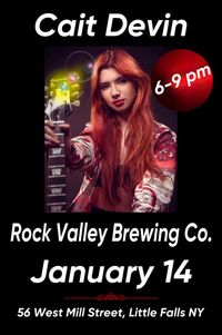 Cait Devin at Rock Valley Brewing Co, Little Falls NY 