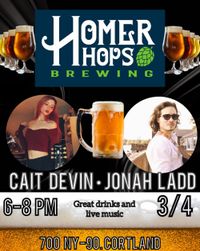 Cait Devin and Jonah Ladd at Homer Hops 
