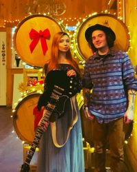 Cait Devin and Jonah Ladd at Middle Ages