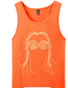 SUNGLASSES UNISEX TANK - Orange