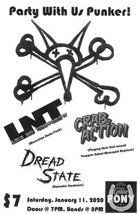 Like No Tomorrow // Crab Action // Dread State