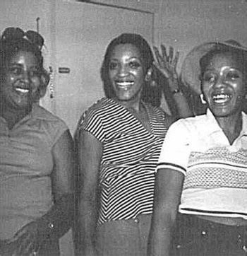 hanging out at Evette's in the beginning
