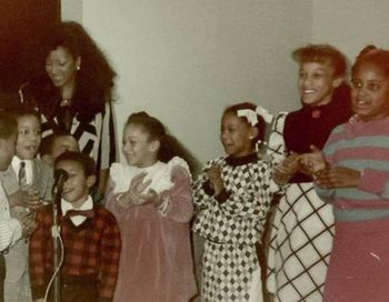 Babs being Aunt Barbie to her nieces and nephews

