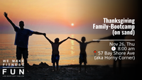 Thanksgiving Family Bootcamp (on sand)