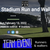 Team Event: Super Bowl Sunday Stadium Run/Walk 5k & 10k