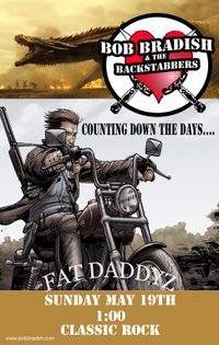 BOB BRADISH & BACKSTABBERS Rock FAT DADDY'Z