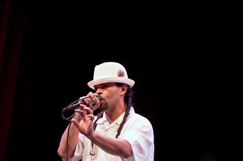 With Los Pleneros De La 21 @ Brava Theatre July 2011
