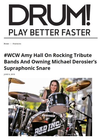 Interview in DRUM! Magazine
