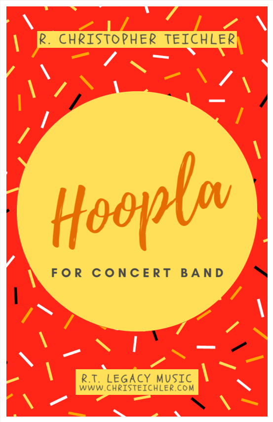 Hoopla 11x17 Score (Full Score Only, E-Print)