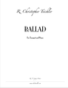 Ballad (Trumpet and Piano, E-Print)