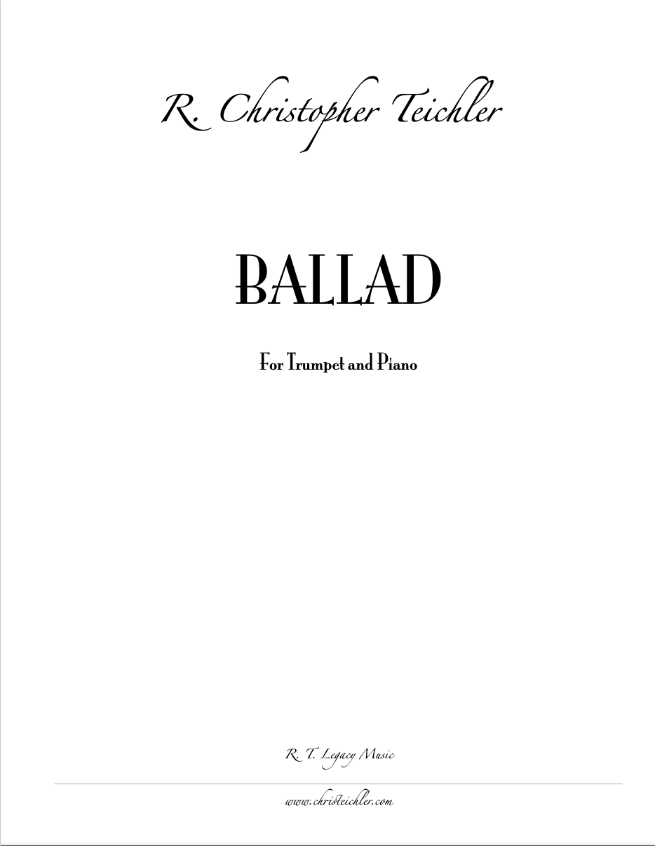 Ballad (Trumpet and Piano, E-Print)