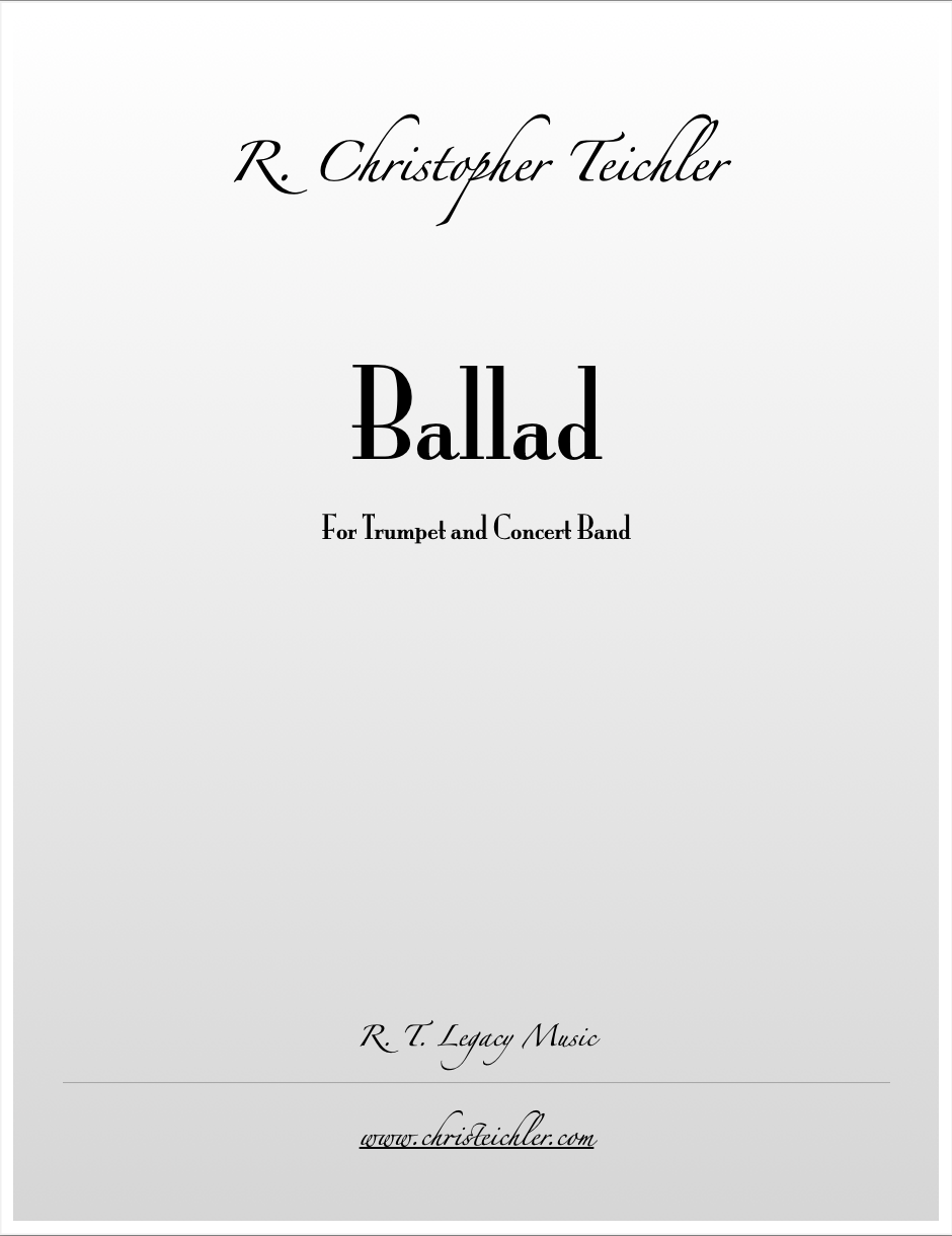 Ballad (Trumpet and Concert Band, E-Print)