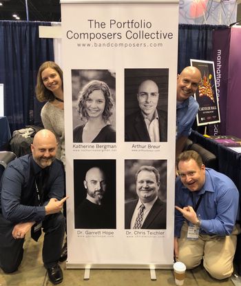 With TPC Collective colleagues Katherine Bergman, Arthur Breuer and Garrett Hope
