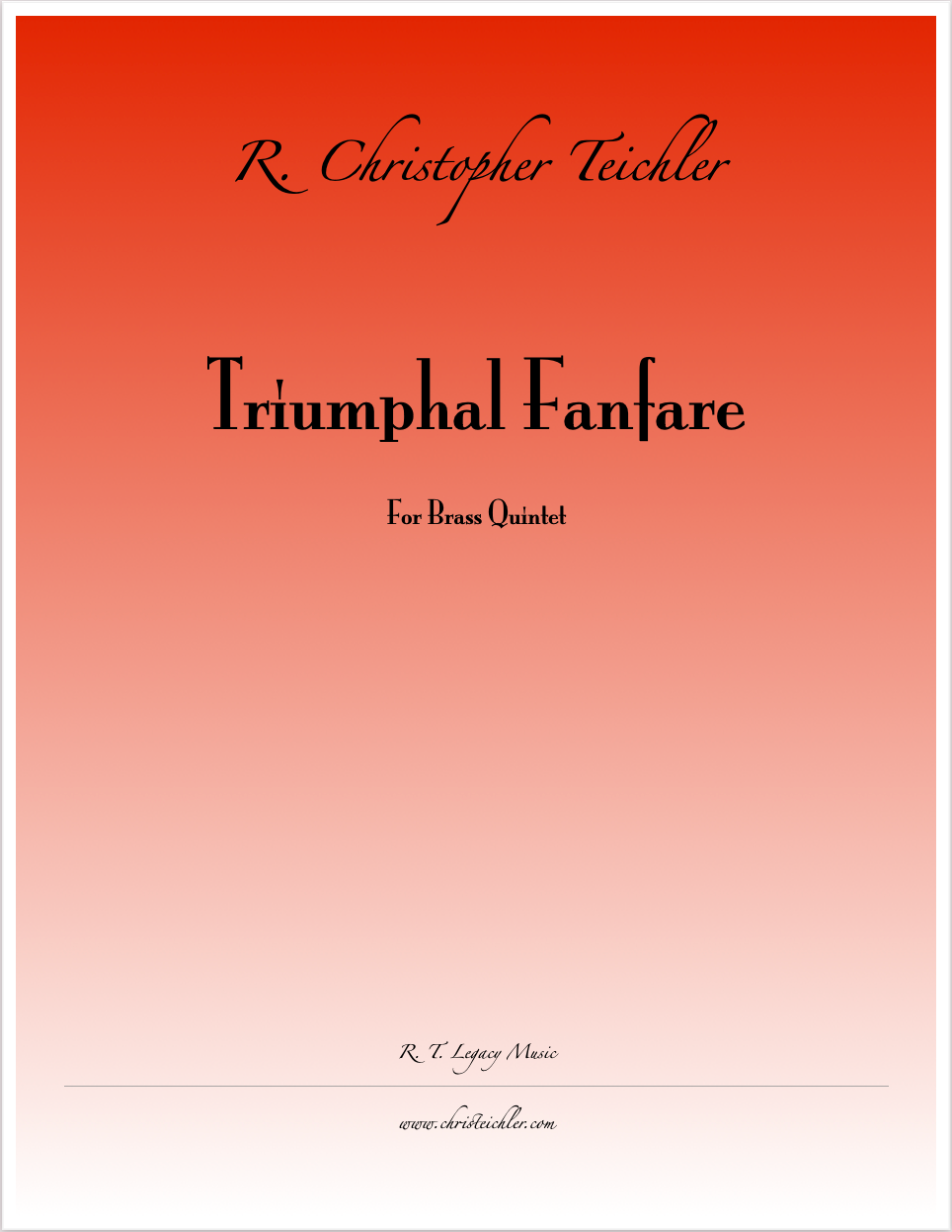 Triumphal Fanfare - Brass Quintet (E-Print)