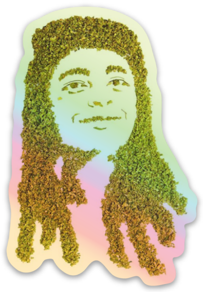 Canna Spitts Holographic Sticker