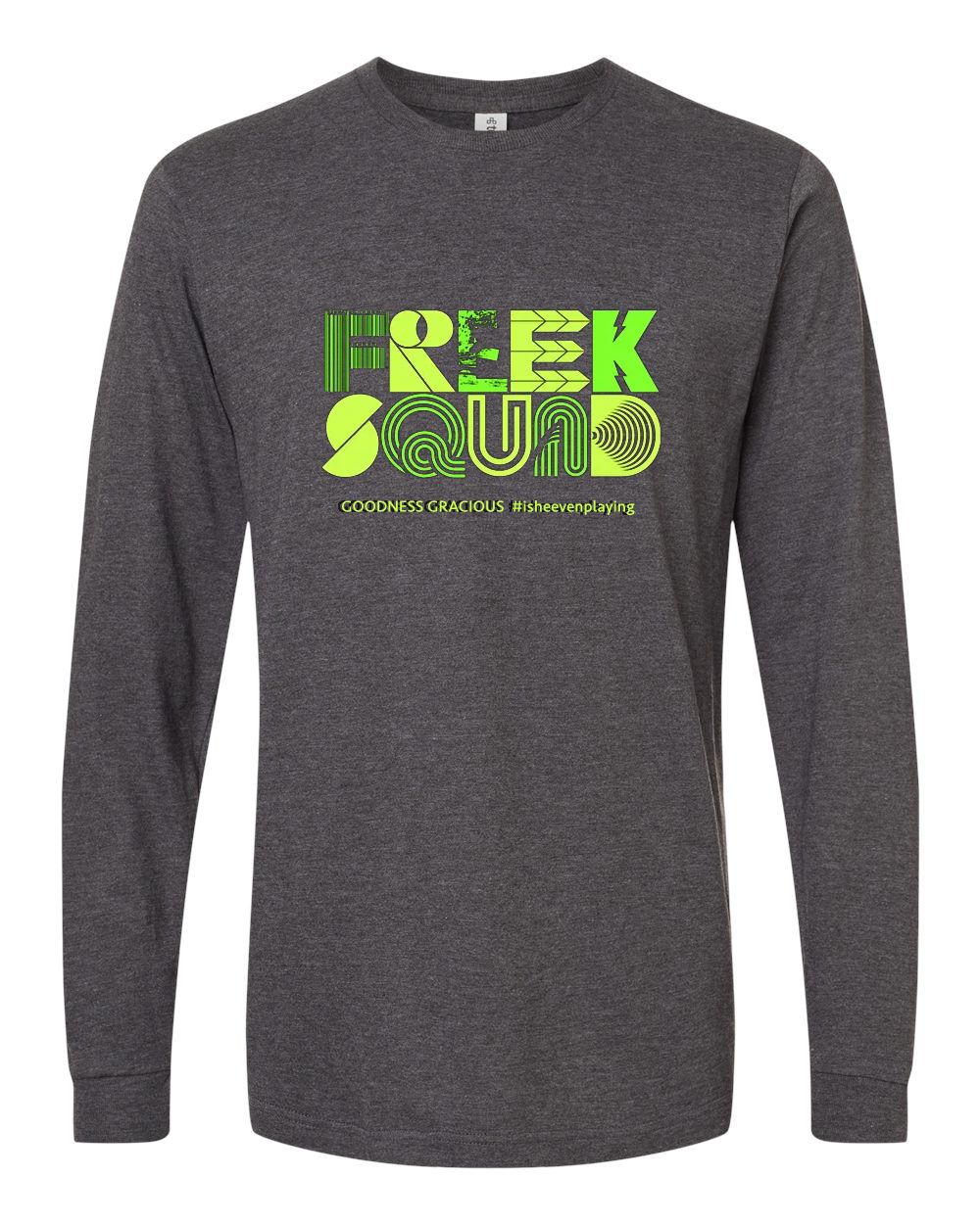 FREEK SQUAD - GLOW Charcoal Long Sleeve