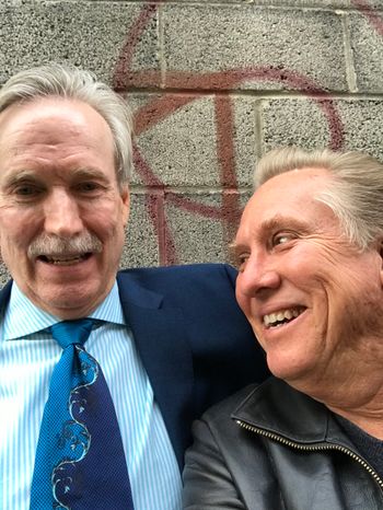 Anson with Black Top Records Founder Hammond Scott
