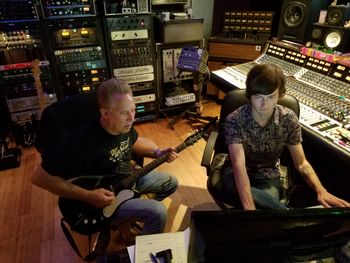 Recording Andy T's Double Strike in 2016
