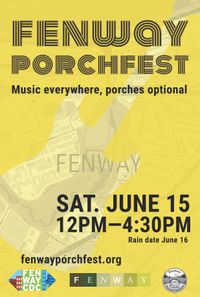 Alex McCue & The Group Activity at Fenway Porchfest