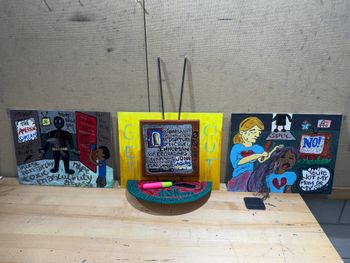 Universal Declaration of Human Rights (UDHR): Article 5: Triptych Panels
