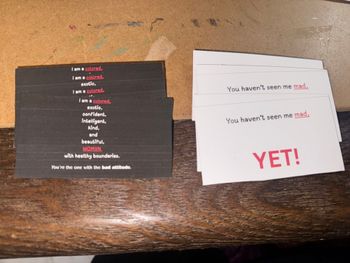 Calling Card - Angry Black Womxn Being Provoked - Stacked

