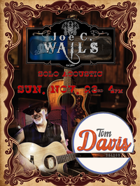 Tom Davis Saloon: Joe C. Wails (Solo Acoustic) 