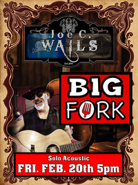 The Big Fork: Joe C. Wails (Solo Acoustic)