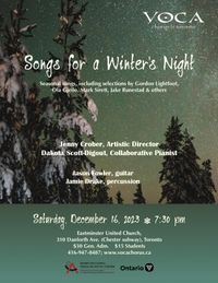 VOCA chorus of toronto featuring Jason Fowler (guitar) & Jamie Drake (percussion)