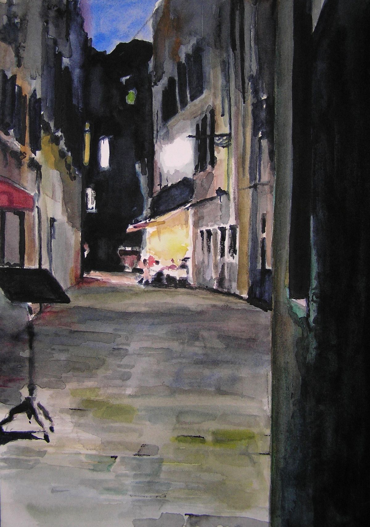 Cafe At Night - Venice