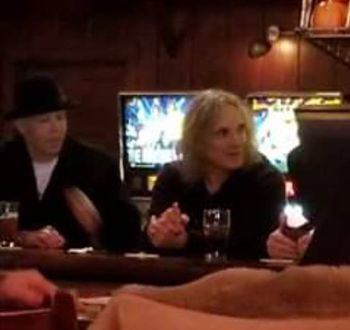 Me chillin with Legendary Singer Michael Starr of the Mighty Steel Panther on NEW YEARS EVE
