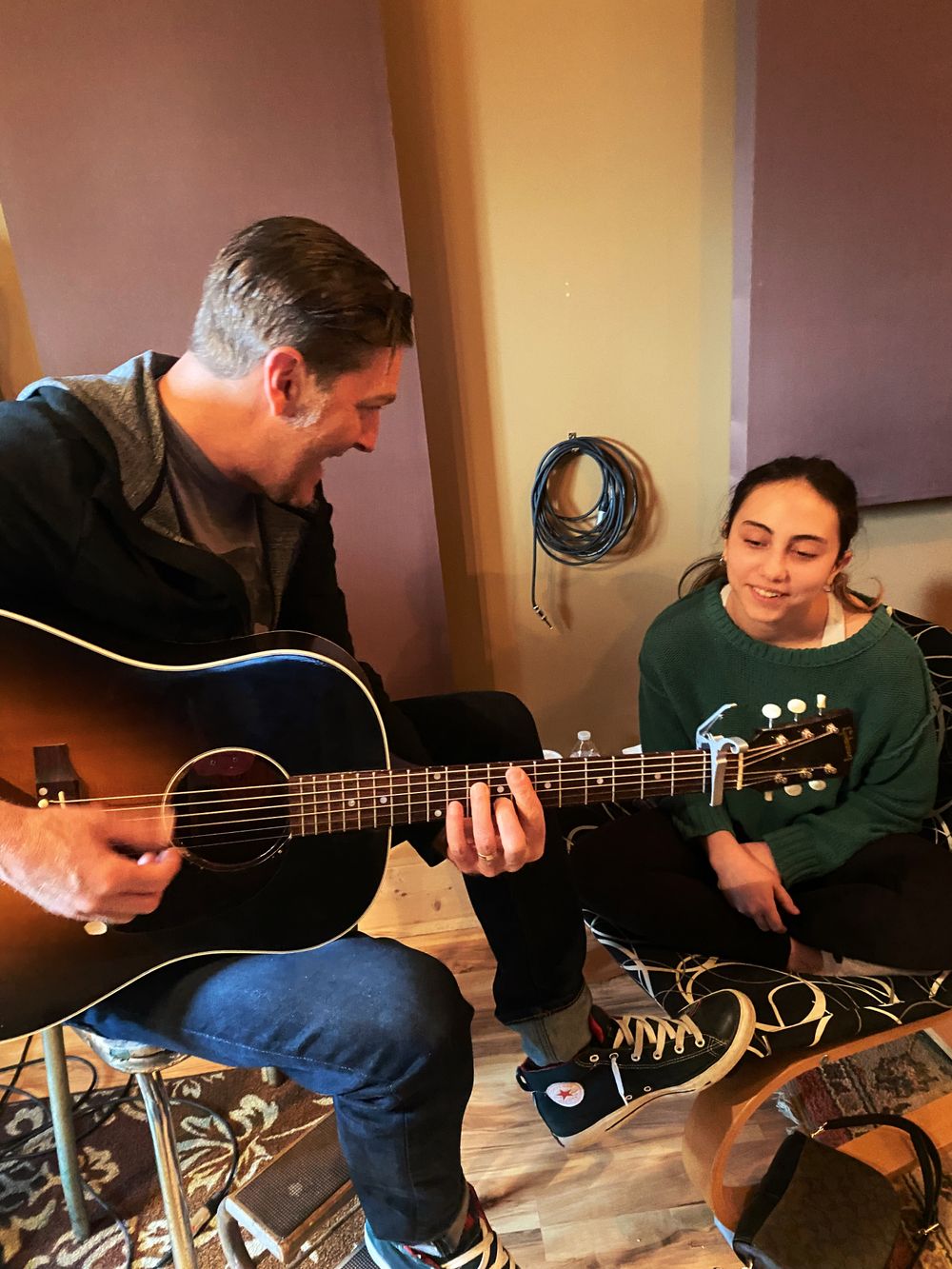 Britton Cameron working with Carrie Brockwell