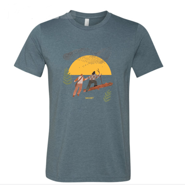 T-Shirt (Blue Heather)