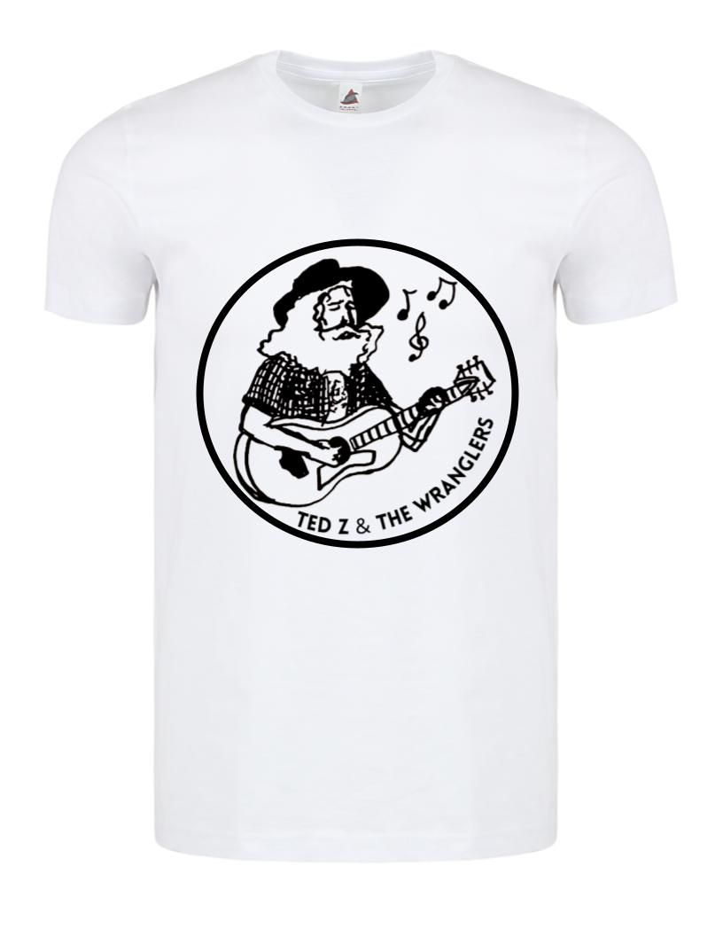 アート・デザイン・音楽 THE TEDS Cartoon Ted T - White - Ted Z and the Wranglers