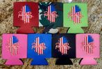 Robert Ray American Flag Koozie