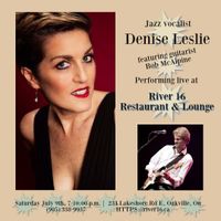 Denise Leslie with guitarist Bob McAlpine