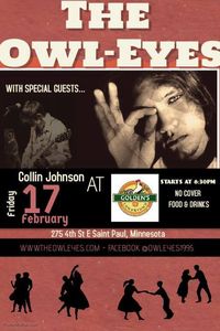 Collin Johnson Live @ Golden's Deli with The Owl-Eyes