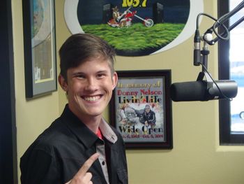 Collin live on the air
