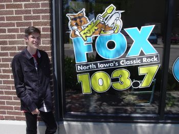 Collin outside The Fox
