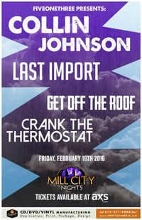 Collin Johnson Headlines @ Mill City Nights' Nether Bar